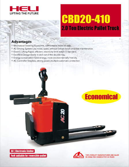 Xe nâng Điện Heli Mini 2 tấn 